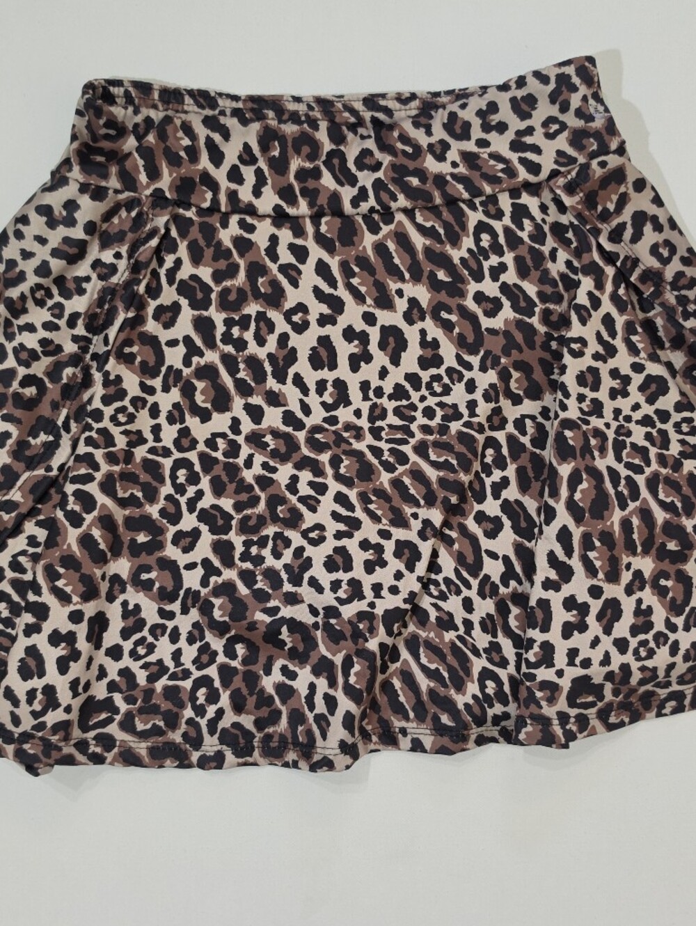RBX Youth Skirt Girls Size XL (14-16) Tan Black Leopard Print Kids‎ Activewear
